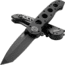 CRKT M16-04DB 3.89in Folding Knife, Plain, Stonewash D2 Steel Blade, Black Aluminum Handle, M16-04DB