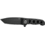CRKT M16-04DB 3.89in Folding Knife, Plain, Stonewash D2 Steel Blade, Black Aluminum Handle, M16-04DB