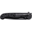 CRKT M16-10 Carson EDC Tanto Folding Knife, Black, Triple Point Serrations, EDP Blade M16-10KZ