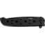 CRKT M16-10 Carson EDC Tanto Folding Knife, Black, Triple Point Serrations, EDP Blade M16-10KZ