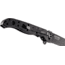 CRKT M16-10 Carson EDC Tanto Folding Knife, Black, Triple Point Serrations, EDP Blade M16-10KZ