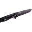 CRKT M16-10 Carson EDC Tanto Folding Knife, Black, Triple Point Serrations, EDP Blade M16-10KZ