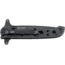 CRKT M16-10 Special Forces Tanto Black Folding Knife, Stainless Steel, Triple Point Serrations, M16-10KSF