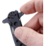 CRKT M16-10 Special Forces Tanto Black Folding Knife, Stainless Steel, Triple Point Serrations, M16-10KSF