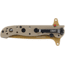 CRKT M16-13 Carson Special Forces Desert Tanto Folding Knife, Tan Finish M16-13DSFG