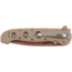 CRKT M16-14 Big Dog Desert Tanto Copper Folding Knife, Triple Point Serrations, M16-14D
