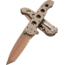CRKT M16-14 Big Dog Desert Tanto Copper Folding Knife, Triple Point Serrations, M16-14D