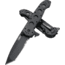 CRKT M16-14 Big Dog Pro Tanto Folder Knife, LE - Black Handle, Black Blade, Triple Point Serrations, M16-14ZLEK