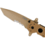 CRKT M16-14 Big Dog Special Forces Veff Desert Tanto Folding Knife, Desert Tan M16-14DSFG