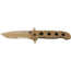 CRKT M16-14 Big Dog Special Forces Veff Desert Tanto Folding Knife, Desert Tan M16-14DSFG