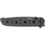 CRKT M1610-SS Carson EDC Stainless Steel Tanto Folder Knife, Triple Point, Black EDP Blade M16-10KS