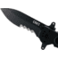 CRKT M21 Folding Knife, Drop Point Veff Combo Edge, Black TitanNitride Blade/Handle M21-14SFG