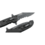 CRKT M21 Folding Knife, Drop Point Veff Combo Edge, Black TitanNitride Blade/Handle M21-14SFG