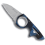 CRKT Neckolas Compact Fixed Blade Knife, Plain Edge, Blue/Black Handle 2390