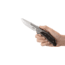CRKT Panache, Designed By Ken Onion in Kaneohe, Folding Knife W/Frame Lock, 3.67in, Plain Edge, Satin Finish, inlay - Black Carbon Fiber Handle, K530TXP