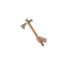 CRKT RMJ Woods Chogan T-Hawk - Axe Head Front, Hammer Back, Hickory Handle 2730