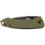 CRKT Tuna Designed By Lucas Burnley in Orleans, Folding Knife W/Frame Lock, 3.22in, Plain Edge, Stonewash Finish, 2520