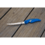 Cuda 6in Titanium Bonded Curved Boning Knive, Titanium Bonded Blade, Non-Slip Cuda Scale Pattern, 18833