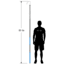Cuda 8ft Shaft with 4in Hook Carbon Fiber Gaff, Blue/Black, 18139
