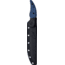 Cuda Knives Cuda 7 in Wide Fillet Fixed Blade Knife, 7in, Standard Edge, Black, 18126