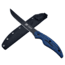 Cuda Knives Cuda 7 in Wide Fillet Fixed Blade Knife, 7in, Standard Edge, Black, 18126