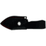 Cudeman 115 Quality Fixed Blade Knife, 9 cm, Bohler N-695 Steel, Black Micarta w/ Red Liners, Black Leather Sheath, 115-B