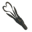 Culprit Incredi-Craw, 4 in, 6 Pack, Black Neon, IC406-F7