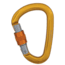 Cypher Iris HMS Carabiner-Gold-Screw Lock
