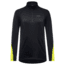 GOREWEAR Womens M Mid Long Sleeve Zip Running Shirt in Black/Neon Yellow XS 0-2 Slim fit EA17C270, 100534-9908-36