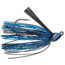 Daiwa Evergreen Grass Ripper Swim Jig, 1/4, 4 Hook, Black Blue, GR-14-06