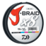 Daiwa J-Braid 8X Braided Line w/Filler Spool, 150yds, 20lb, Multi-Color, JB8U20-150MU