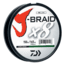 Daiwa J-Braid 8X Braided Line w/Filler Spool, 150yds, 65lb, Dark Green, JB8U65-150DG