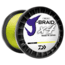 Daiwa J-Braid 4X Braided Line w/ Bulk Spool, 80lb, 3000yd, Fluorescent Yellow, JB4U80-3000FY