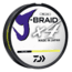 Daiwa J-Braid X4 Braided Line w/ Filler Spool, 300yds, 6lb, Fluorescent Yellow, JB4U6-300FY