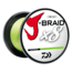 Daiwa J-Braid 8X Braided Line w/Bulk Spool, 3000yds, 20lb, Chartreuse, JB8U20-3000CH