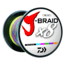 Daiwa J-Braid 8X Braided Line w/Bulk Spool, 3000yds, 40lb, Multi-Color, JB8U40-3000MU