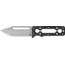 Dajo Survivor Knife Fixed Blade Knife, 3.625in, Stainless Clip Point, Black G10 Handle DJ00918
