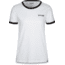 Dakine Stevie Ringer Tee, WHITE / BLACK, S, 10001370-IT/LK