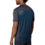 Dakine Syncline Short Sleeve Jersey, Slate Blue Stripe, Small, 10002232-SLATEBLUST-S