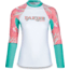 Dakine WomenS Flow Print Snug Fit L-S, WAIKIKI, XS, 10001677-IKIKI-XS