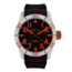 Dakota Watches Aluminum Diver, Black/Orange Dial, Aluminum Case,Black Strap, NO 4792-6
