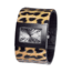 Dakota Watches Fashion Cuff, Silver Dial, Cheetah Cuff 2928-5