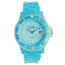 Dakota Watches Fusion Color Link, Aqua Dial &amp; Plastic Link Band 3036-2