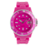 Dakota Watches Fusion Color Link, Hot Pink Dial &amp; Plastic Link Band 5544-2