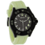Dakota Watches Glow In The Dark, Black Dial, Luminous Silicon Strap 2428-2