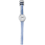 Dakota Watches Plastic Sport, White Dial, White/Blue Nylon Strap 4058-3
