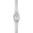 Dakota Watches Womens Sport, White Dial, White Bezel, Clear Strap 9848-7