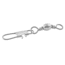 Danielson Barrel Swivel w/Interlock Snap, Size 7, Nickel, 6/Pack, 2500SPNK-7