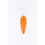 Dardevle Dardevlet Spoon, 3 5/8in, 1oz, Fluorescent Orange/Black Dots Nickel Back, 50