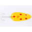 Dardevle Huskie Devle Hd Spoon 5 1/2in, 3 1/4oz, Yellow/Red Diamonds, Brass Back, 317